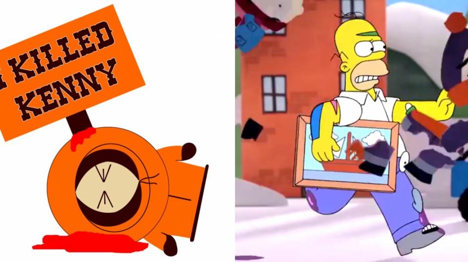 Městečko South Park a Simpsonovi